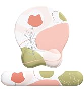 eulps Mouse Pad Wrist Support, Ergonomic Memory Foam Keyboard Wrist Pad & Gel Wrist Rest Set for ...