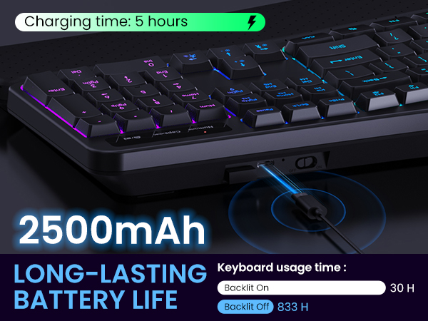 rechargeable keyboard
