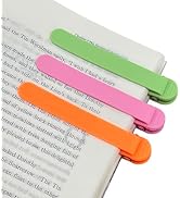 3Pcs Automatic Bookmark, Silicone Smart Book Marks for Reading Women, Men, Kids,Cute Unique Book ...