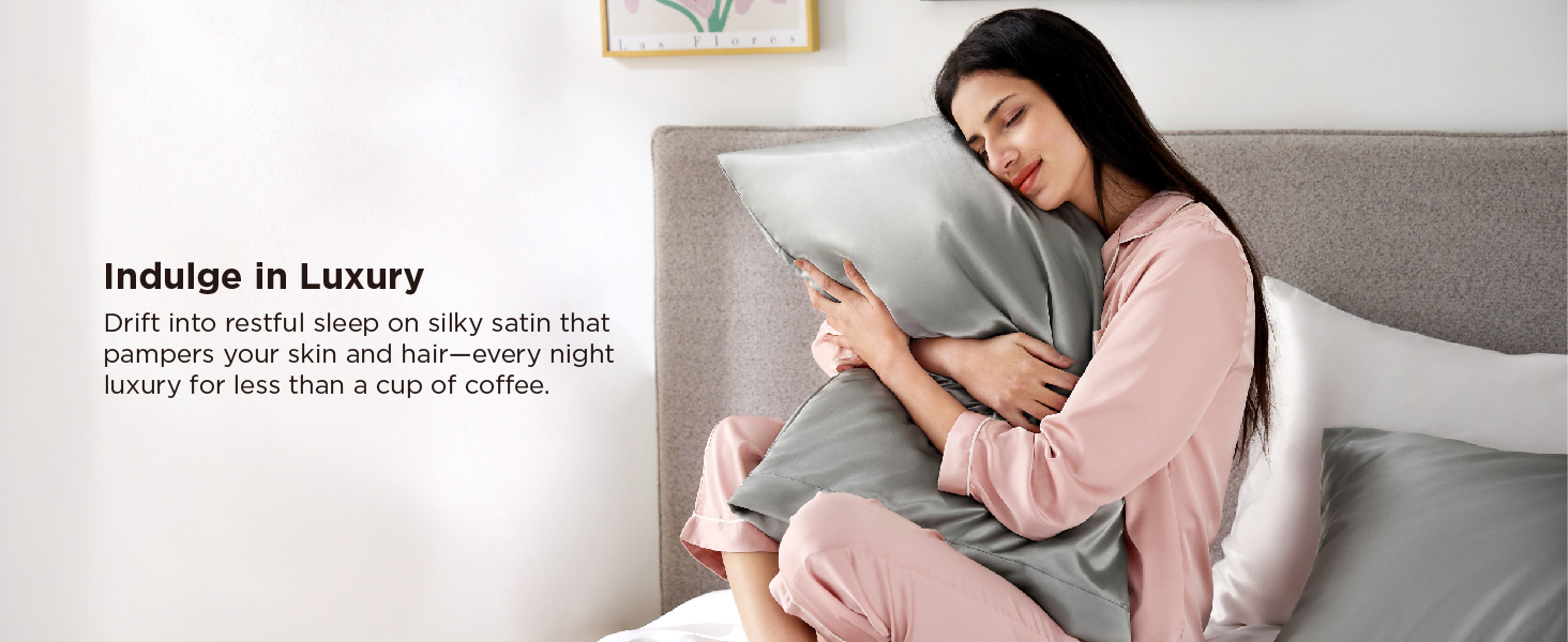 luxury silk pillowcase