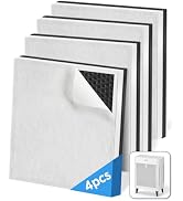 4 Pack Replacement Filters Compatible with MOOKA HKB320F Air Purifier,Genuine Washable Pre-Filter...