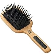 Kent PF19 Beechwood Cushion Paddle Brush - Scalp Massager and Detangler Brush - The Hair Brush fo...