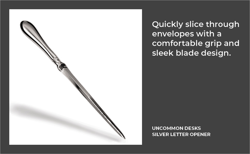letter opener envelope mail slitter knife safety blade best platted metal silver abre cartas