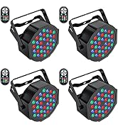 Stage Lights 36 LED Par Lights, U`King RGB Par Light Uplights Stage Lighting Indoor for Christmas...