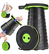 Fishboy Upgraded Collapsible Stool for Adults,Portable Retractable Folding Telescoping Foldable C...