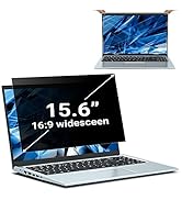 FILMEXT 15.6 Inch Laptop Privacy Screen Filter Anti-Blue Light Screen Protector, 16:9 Removable A...