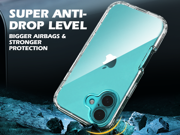 IDweel Hybrid 2 in 1 Durable Crystal Clear Case
