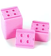100 PCS Dental Disposable 4 Hole Mixing Wells, PMU Practice Kit, PMU Ink Tray, Microblading & PMU...