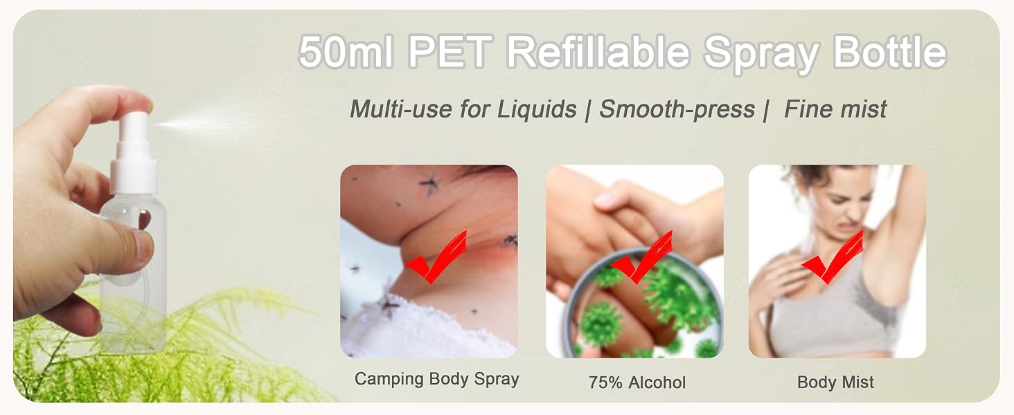 Refillable Travel Containers