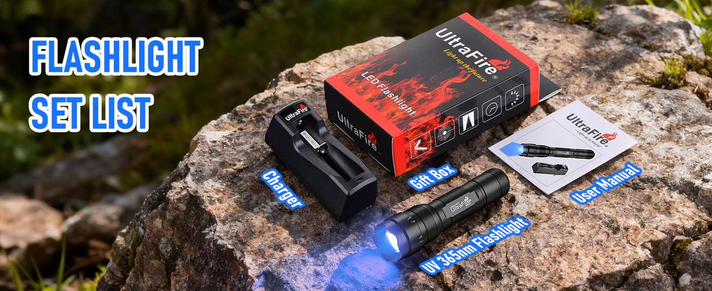 UV 365NM Flashlight