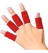 JBM Adult Finger Brace Splint Sleeve Thumb Support Protector Soft Comfortable Cushion Pressure Sa...