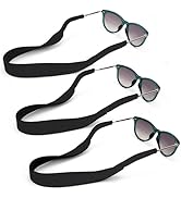 YR Floral Pattern Sunglass Straps, Soft And Durable Neoprene Material Floating Eyewear Retainers,...
