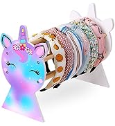 Basumee Girls Headband Holder Organizer Hair Hoop Headband Display Stand Unicorn Hairband Stand O...