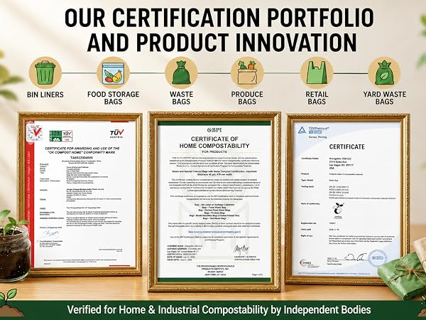 Certified for home composting