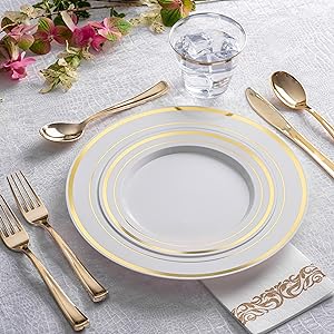 Plastic Cutlery Heavy Duty - 160 Piece Plastic Silverware - Plastic Utensils - Plastic Cutlery