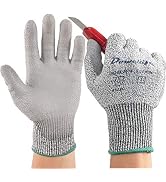 Dowellife Working Gloves for Men and Women, Cut Resistant Work Gloves, Comfortable Gardening Glov...