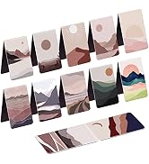 UpUDo 12 Pack Magnetic Bookmark, Book Marker Clip for Teachers, Students, Book Lovers, Printing o...
