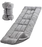 Flantree Thick Camping Sleeping Pad, Fluff Camping Cot Pads for Adult, Soft Sleeping Mat, Non-Sli...