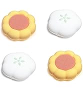 Sanfulin Silicone Thumb Grips for Nintendo Switch/Switch OLED/Lite, Cute Floral Joystick Cover Ca...