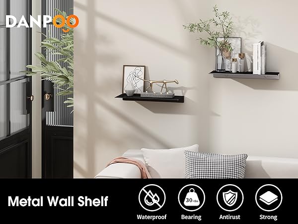 Danpoo metal wall shelf