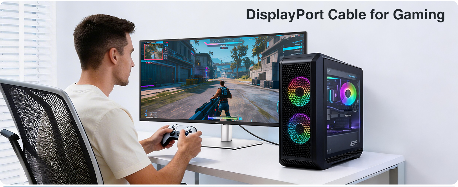 DisplayPort cable for gaming pc