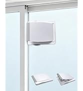 Sliding Door & Window Lock Limiter, Panel-Mounted Opening Position Stop with Pre-Applied Adhesive...