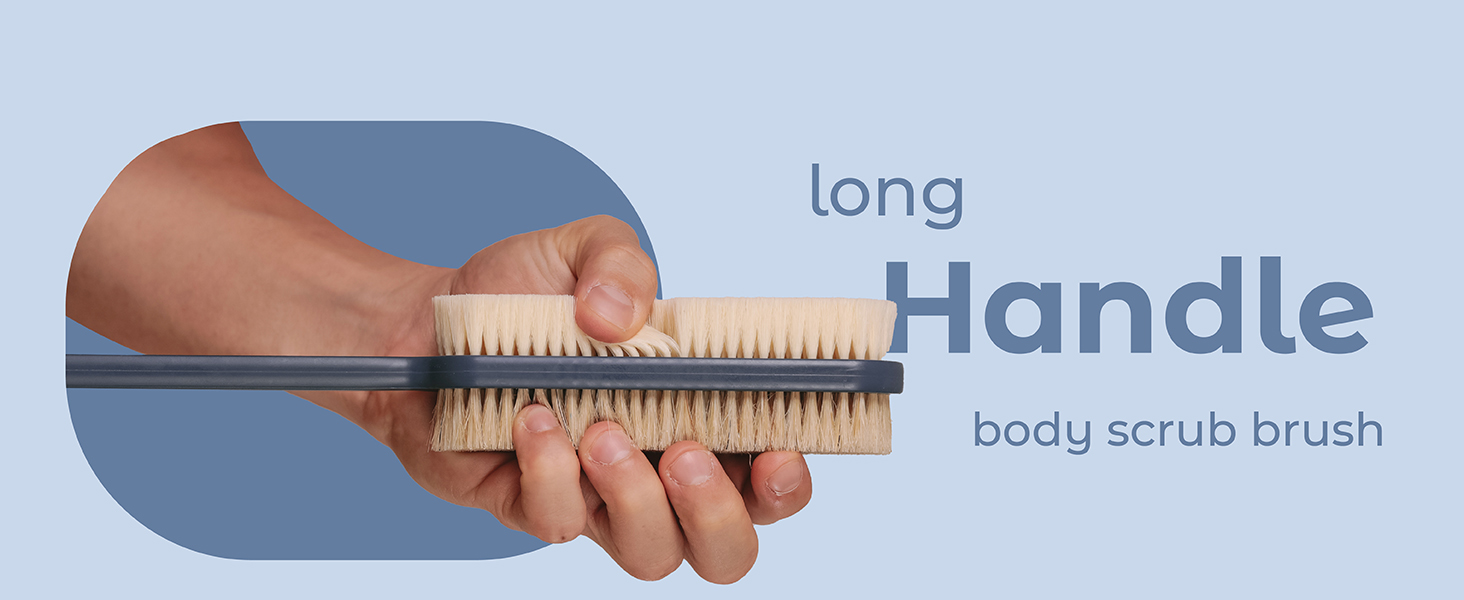 long handle body scrub brush