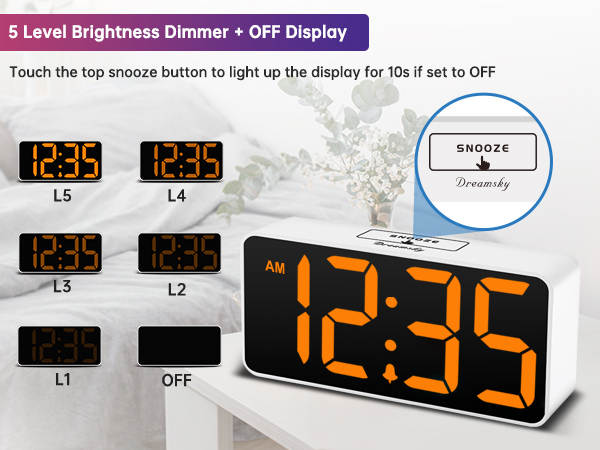 digital desk clock