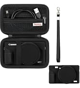 Supmay Carrier Bag Case for Canon PowerShot G7 X Mark III Digital Camera, Soft Silicone Protectiv...