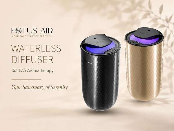 Fotus Air waterless diffuser for essential and fragrance oils