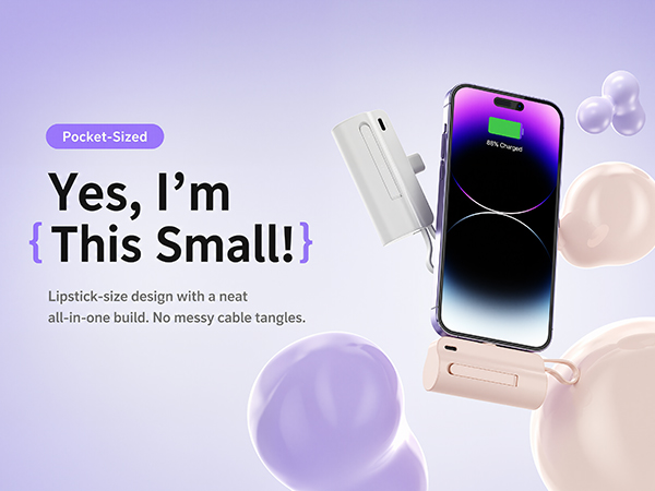 Mini Size More Convenient Portable Phone Charger