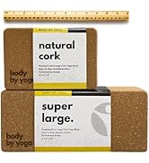 Body By Yoga Freedom Block - World's Tallest Cork Yoga Block, 14" x 6" x 9", Ideal for Inflexible...