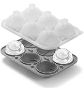 Nax Caki 3D Tennis Ice Cube Tray, Large Tennis Silicone Fun Shapes Whiskey Ice Mold with Funnel f...