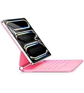 GGQFGTOJ for iPad Pro 13 Inch Case with Keyboard (M5/M4, 2025/2024),Magic-Style Magnetic – 7 Colo...