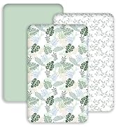 Civarua Kids Bedside Sleeper Bassinet Fitted Sheets 20 x 33, 3 Pack Baby Delight Beside Me Dreame...