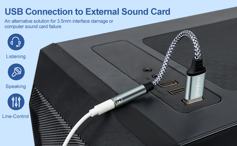 External Stereo Sound Card