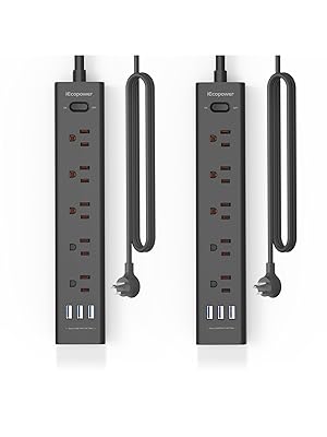 2 pack power strip
