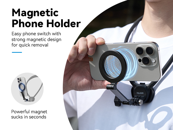 Can Be Used in Combination with Magnetic Phone Mounts