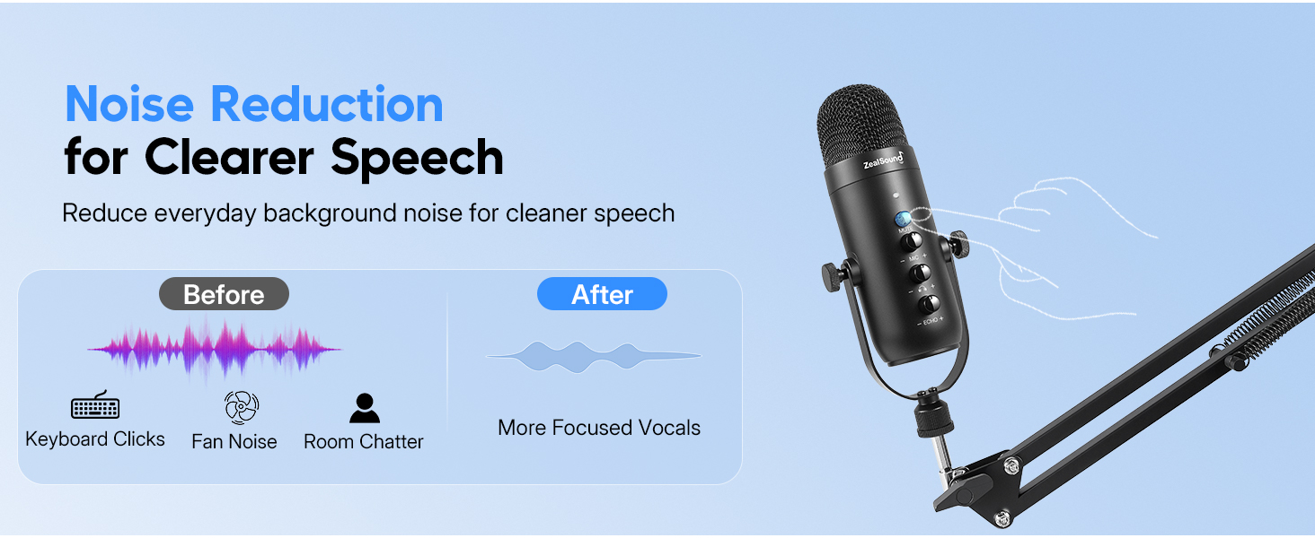 Noise Reduction for Clearer Speech
