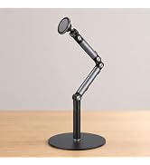 Magnetic Tablet Stand 19.7" Tall Desk iPad Holder Fits 4.7-15.6” Screens | 3-Section Arm 360° Adj...