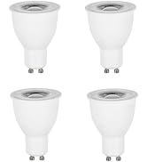 Minsily Sxminer GU10 LED Bulbs 10W, 4-Pack, Daylight 6000K, 1100LM Ultra Bright, 38° Beam Angle, ...