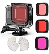 FitStill Waterproof Housing Case for GoPro Hero 8 Black, Protective 60m Underwater Dive Case Shel...
