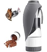TIOVERY Dog Water Bottle Dispenser for Walking, Pet Water Feeder Container Portable with Drinking...