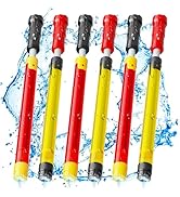 6 Pack Water Guns Squirter Shooters for Kids,Water Blasters Bulk for Kids Ages 4-12 Squirt Guns P...