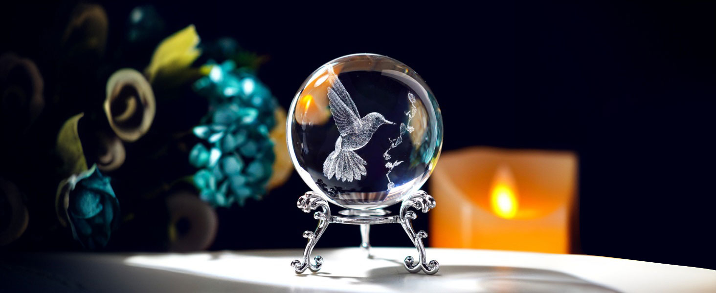 HDCRYSTALGIFTS 3D Crystal Ball