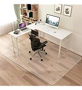 Azadx Office Chair Mat for Hardwood Floor Clear Chair Mat for Easy Glide and Protection Floor Pro...