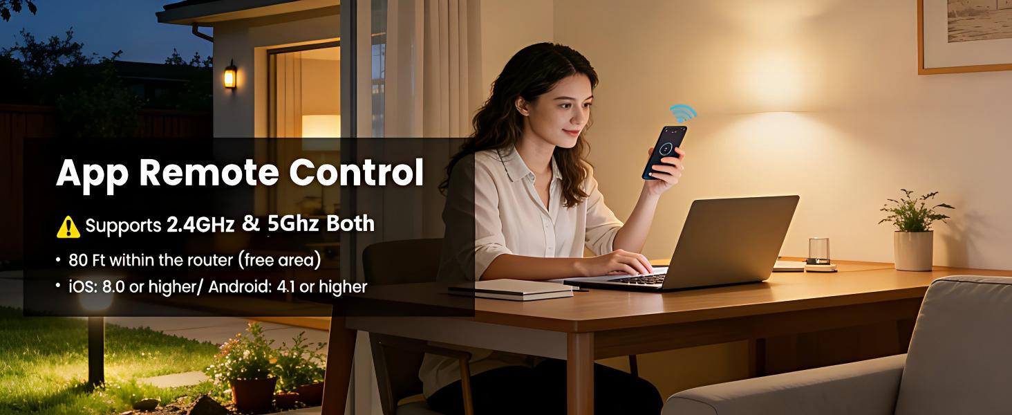 app remote control, support both 2.4G and 5G