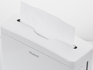 single sheet dispensing countertop paper towel dispenser