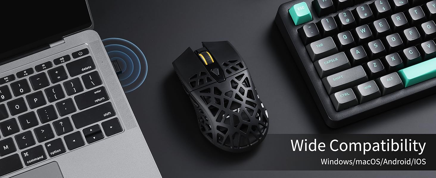 Wireless gaming mouse shark x3 attack sora v2