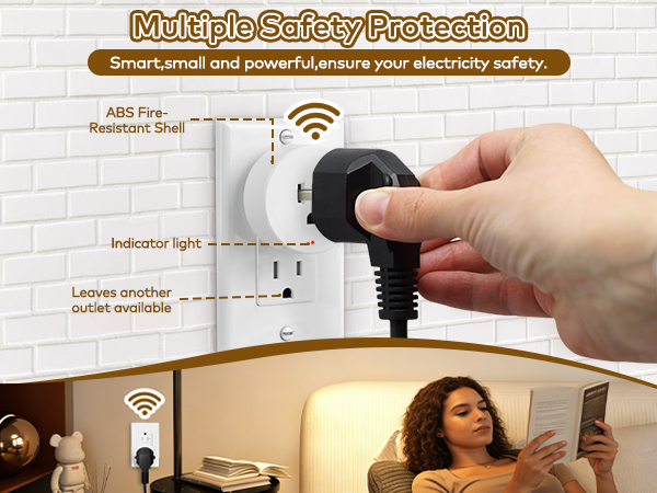 Buckle Design & Removable Wireless Light Switch Compact Design